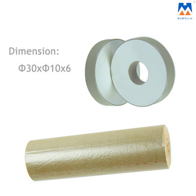 Anelli ceramici piezoelettrici 30x10x6mm per il convertitore ultrasonico