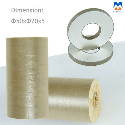 Piatto ceramico piezoelettrico PZT8 per il trasduttore ultrasonico 50*20*5