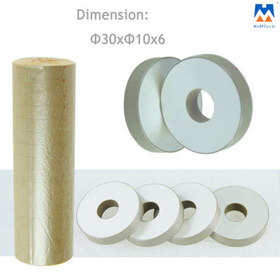 Anelli ceramici piezoelettrici PZT8 30X10X6mm per il trasduttore ultrasonico