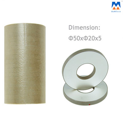 Piatto ceramico piezoelettrico PZT8 per il trasduttore ultrasonico 50*20*5